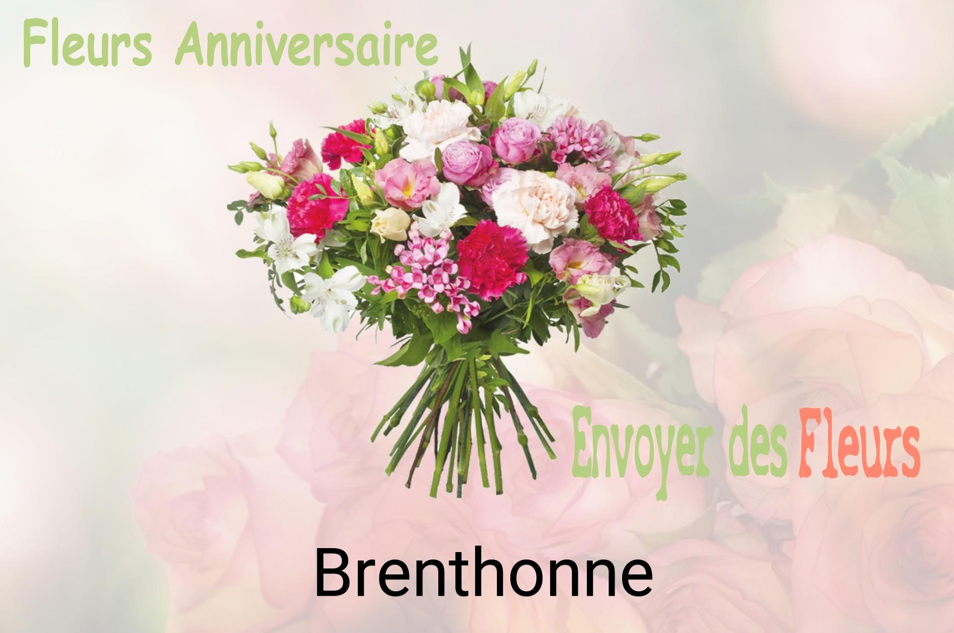 Bouquet de fleurs d’anniversaire livré à Brenthonne
